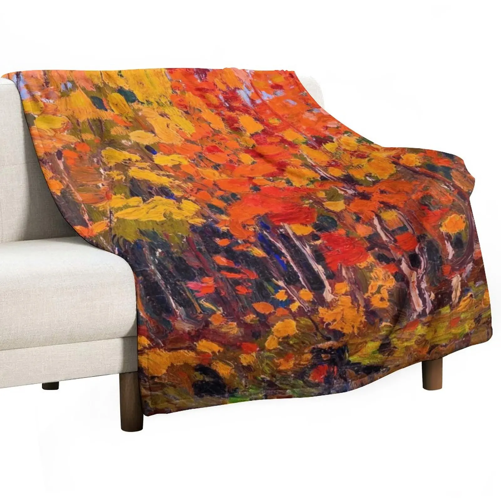 Tom Thomson - Осеннее деревянное покрывало, детское одеяло, одеяло для пикника