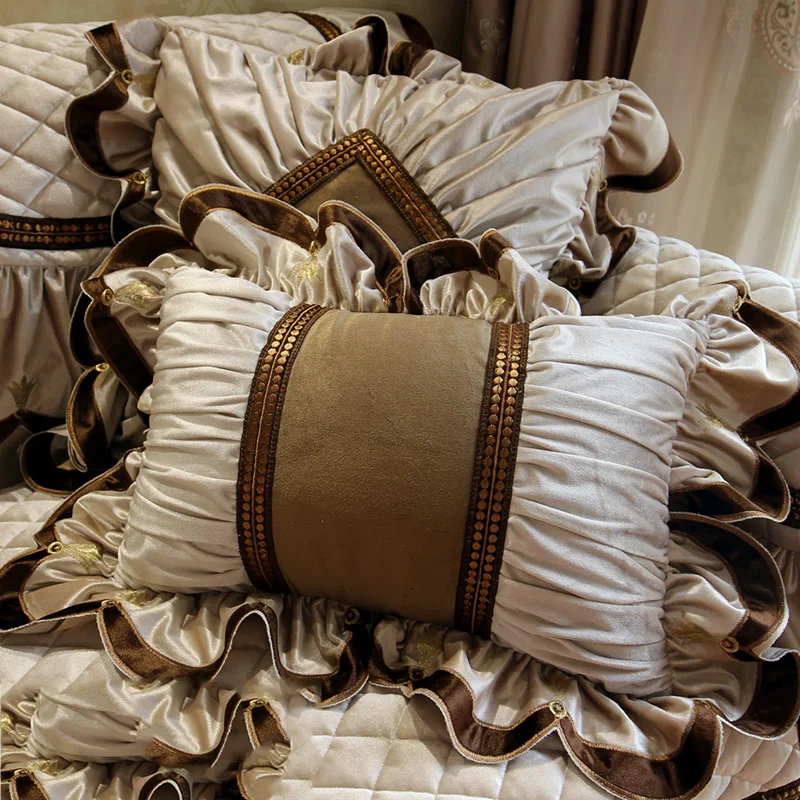 Свадебные подушки для объятий Роскошный Дизайнерский диван в гостиной, Эстетический Защитный чехол для подушки, Скандинавский Элегантный декор для дома Cojines