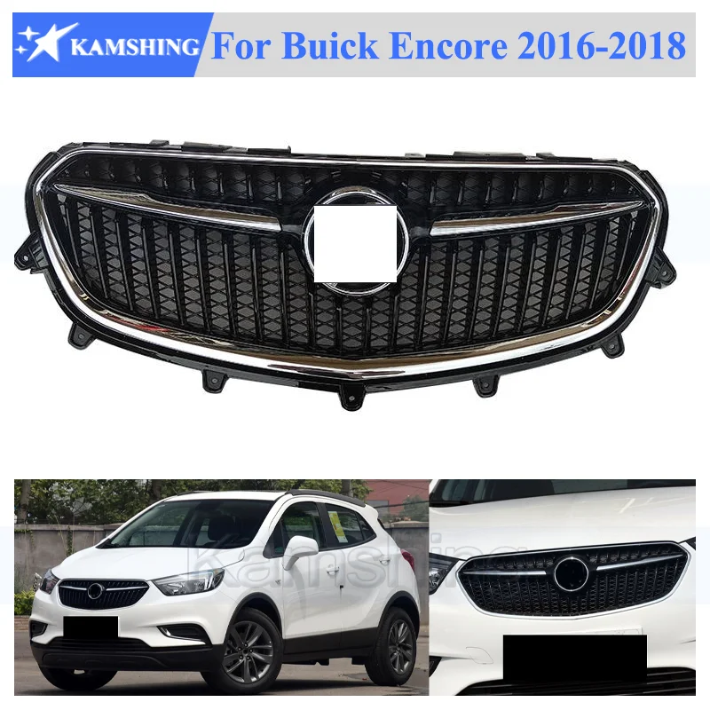 Камшинг Маска для гриля переднего бампера, решетка радиатора, средняя сетка для Buick Encore 2016 2017 2018