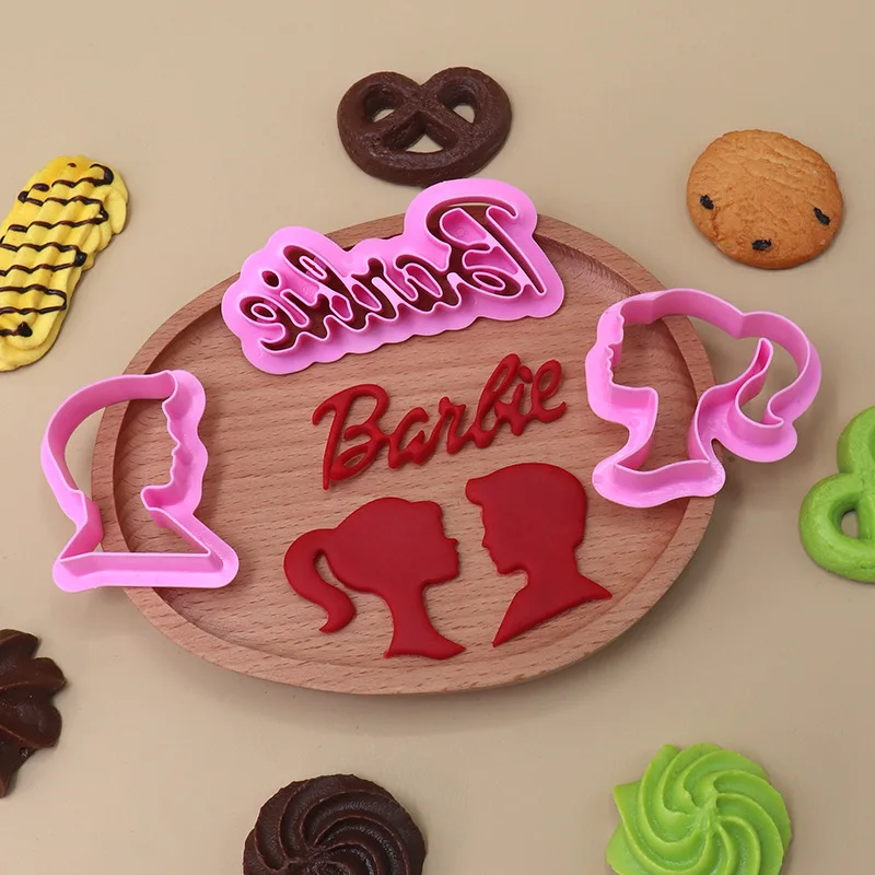 Барби Принцесса Формочка для печенья в форме головы Принца Форма для печенья Сделай сам Милый 3D Набор инструментов для выпечки Торт Кухонные принадлежности Игрушка для девочек в подарок