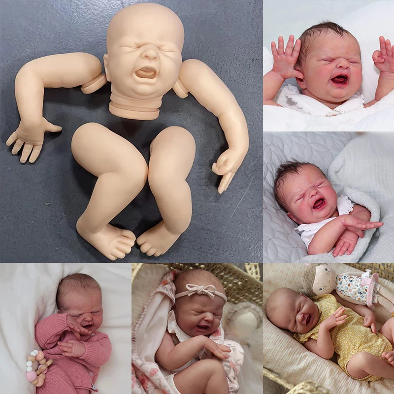 19 дюймов Комплект куклы-Реборн Bebe для новорожденных Cry Baby MARIA Комплект неокрашенных деталей куклы-Реборн с тканевым корпусом Ручной работы Reborn Supply