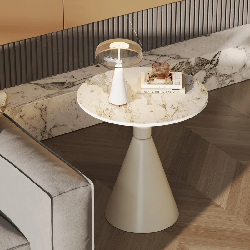 Премиальный минималистичный боковой столик Круглый органайзер Дизайн Промышленные боковые столики Nordic Natural Mesa Centro Salon Мебель для дома