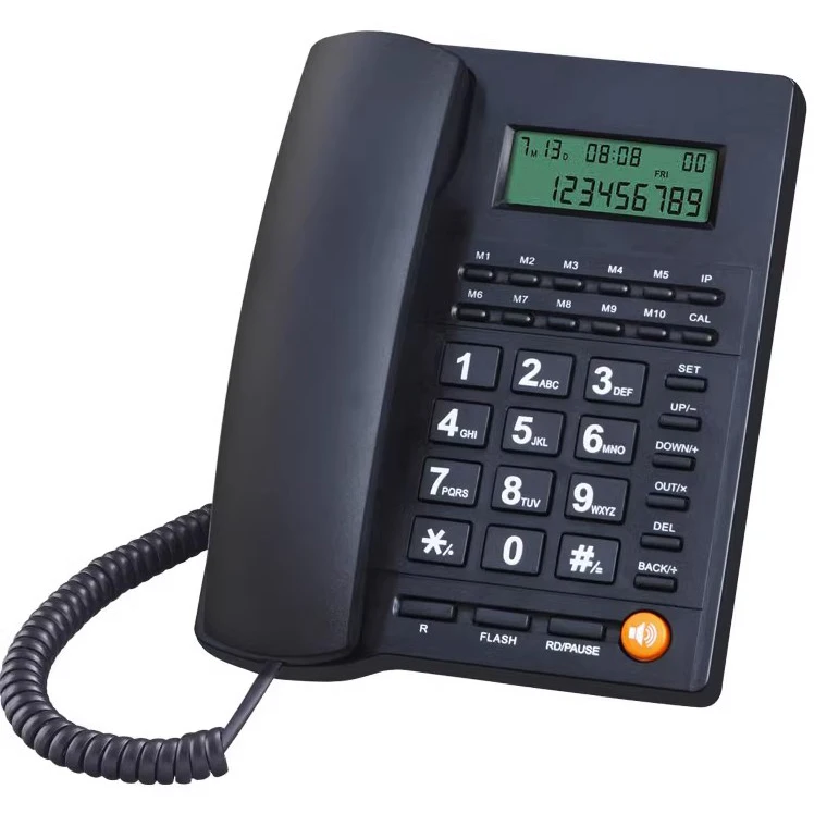 Беспроводной телефон с проводным звонком T611, поддержка настольного телефона