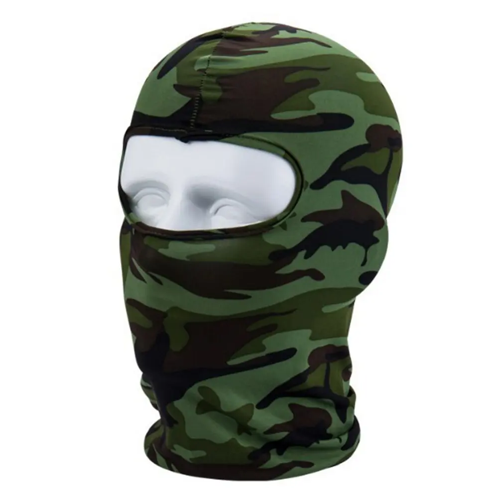 Камуфляжная зимняя флисовая теплая защитная маска для лица, защита от пыли, Ветрозащитная лыжная маска, капюшон для сноуборда, защита от пыли, велосипедные балаклавы, шарф