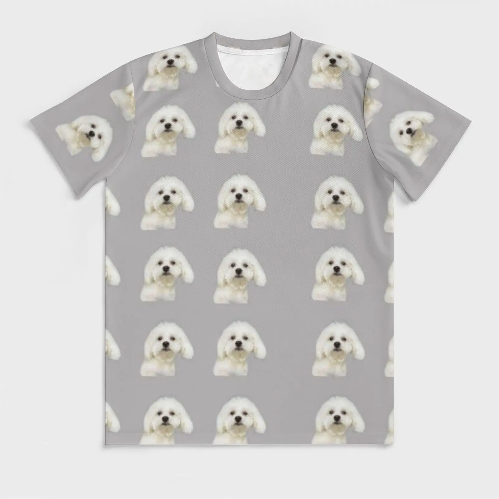 Футболка с собакой, Мужские футболки Maltese Pet Essential, Летняя футболка в стиле хип-хоп с короткими рукавами, топы оверсайз на заказ.