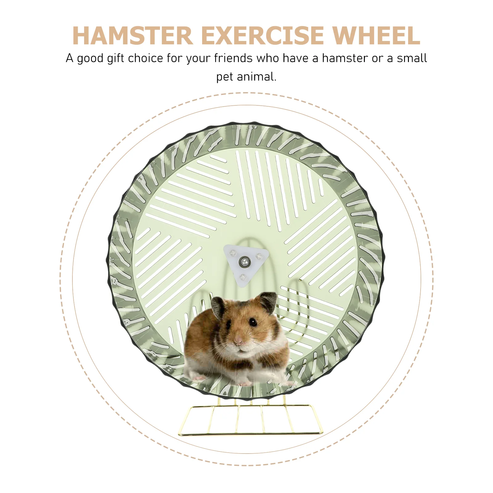 Беговое колесо для хомяка, зеленые украшения, Декоративный Ежик, устойчивый Пластиковый аксессуар для упражнений для кошек