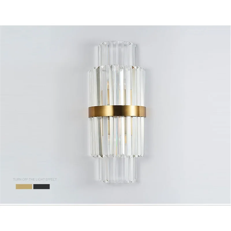· Простой Настенный Светильник PLLY Modern LED Indoor Crystal Light Бра Декоративные Светильники Для Домашней Спальни