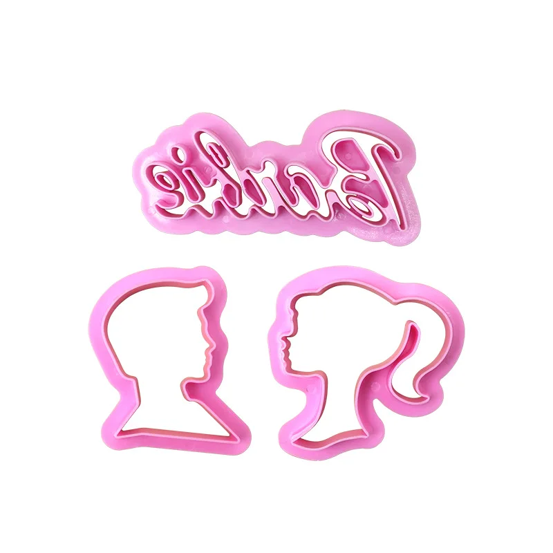 Барби Принцесса Формочка для печенья в форме головы Принца Форма для печенья Сделай сам Милый 3D Набор инструментов для выпечки Торт Кухонные принадлежности Игрушка для девочек в подарок
