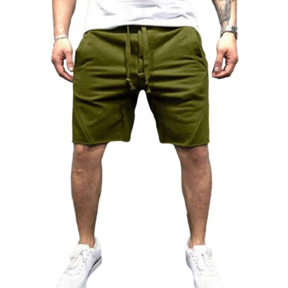 Спортивные шорты для мужчин, свободные повседневные шорты для фитнеса, мужские летние однотонные тонкие дышащие короткие брюки шорты мужские