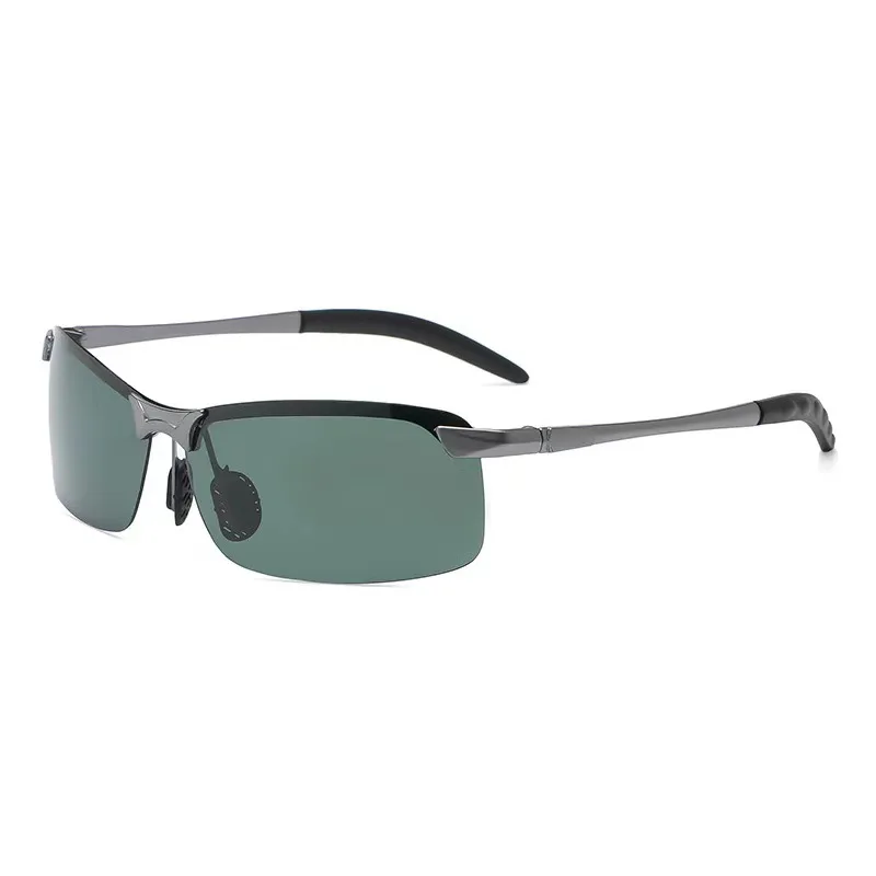 Новые роскошные поляризованные солнцезащитные очки для мужчин и женщин, Винтажные солнцезащитные очки для вождения, Металлические Мужские солнцезащитные очки дизайнерских оттенков, Мужские очки для рыбалки UV400